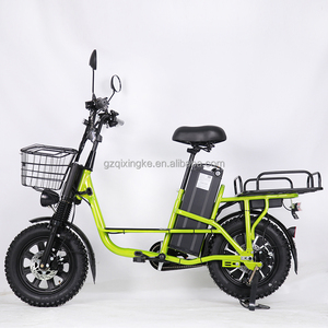 Bicicleta Eléctrica de Fábrica OEM de 1000W 1200W con Doble Compartimento para Batería, 16 Pulgadas, 60V 21Ah 30Ah, para Transporte Urbano y Entrega de Alimentos - Product Image 2