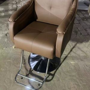 Sillón de Barbería Reclinable Portátil Moderno en Diseño Vintage, Cuero PU con Hierro para Salones, Gimnasios, Barberías al Aire Libre - Venta al por Mayor - Product Image 5