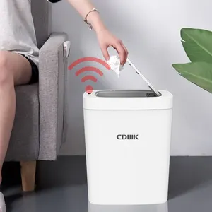 CDWK業務用バスルーム屋内プラスチックゴミ箱プラスチックゴミ箱キッチン