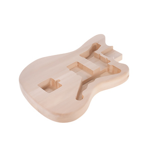 Guitare en acajou massif à monter soi-même, 6 cordes - Personnalisable (polie/laquée) pour débutants et professionnels, fabrication chinoise - Product Image 5