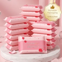 Lingettes pour bébé écologiques, non tissées, non parfumées, hypoallergéniques, combo sec et humide, lingettes nettoyantes naturelles, paquet de 10 pièces pour peaux sensibles