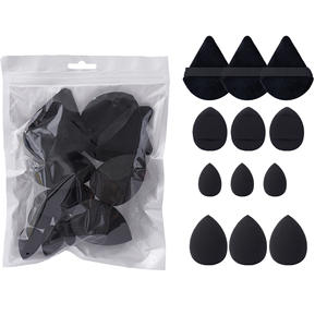 Meilleures ventes en gros, poudre de maquillage de beauté en coussin d'air miniature personnalisée en velours, forme ronde/triangulaire/cœur, pour filles - Product Image 3