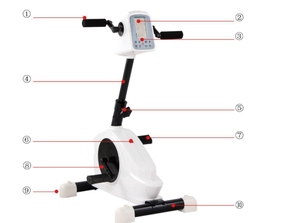 دراجة العلاج الطبيعي والتأهيل الإلكترونية، جهاز تدريب بدواسات آلية للمعاقين وذوي الإعاقة وذوي السكتة الدماغية - Product Image 3