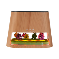 Humidificateur ultrasonique 260 ml à flamme simulée, diffuseur d'arômes USB, lumières changeantes de couleur, silencieux 30 dB, pour la maison - Nouveauté 2026