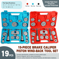 Kit d'outils de réinitialisation d'étrier de frein à disque, outil de compression de piston, kit de remplacement de plaquettes de frein, outil de réparation automobile