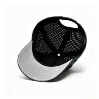 Gorra de Béisbol Personalizada, Moderna e Impermeable, de 6 Paneles, con Orificios Cortados con Láser para Actividades al Aire Libre