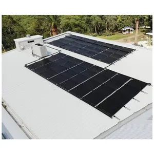 Offre d'usine Chauffe-eau solaire de piscine à capteur solaire PP noir résistant aux UV