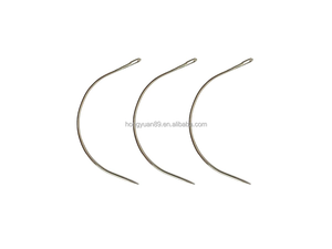 อุปกรณ์ทอผ้าผมแบบโค้งสแตนเลสเข็มเย็บผมแบบตะขอเกี่ยว - Product Image 3