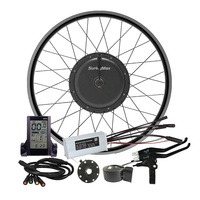 Kit de conversion de moteur de vélo électrique de 26 pouces avec batterie en option 500w 1000w 1500w Moteur de moyeu de moto Cruiser 48v Mxus Ebike