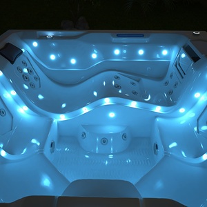 Swim <span class=keywords><strong>Spa</strong></span> Piscine Bain à Remous avec Nouveau Modèle Vente Chaude <span class=keywords><strong>Hydro</strong></span> Whirlpool Massage Fonction Extérieur Blanc Moderne Relax Jacuzzis - Product Image 4