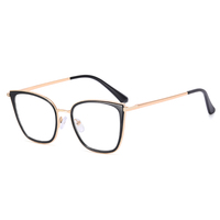 MS 82013 Métal Oeil de Chat Optique Lunettes Cadre Ordinateur Lumière Bleue Filtre Blocage Lunettes Lunettes Pour Femme