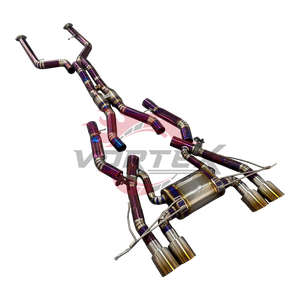 ท่อไอเสียด้านหลังแบบปล่อยควันจากไทเทเนี่ยมสีม่วง S58 M4 M3 G82 G80รถ BMW - Product Image 2