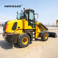 Chargeur télescopique mini multifonctionnel diesel hydraulique personnalisé de 1,8 tonne à haute efficacité