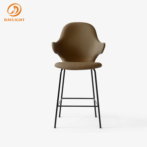 Juego de Sillas de Bar de Metal de Estilo Nórdico Contemporáneo, Taburetes Altos de Lujo para <span class=keywords><strong>Cocina</strong></span>, Hogar, Exteriores, Hotel y Restaurante - Product Image 5