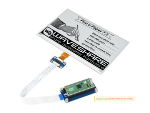 Module d'affichage E-Paper E-Ink Waveshare 7,5 pouces pour Raspberry Pi Pico 800X480 Noir / Blanc SPI - Product Image 5