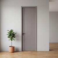 Portes intérieures modernes en MDF de style chinois, anti-rayures et étanches pour chambres, villas et appartements - Vente en gros pour distributeurs et détaillants