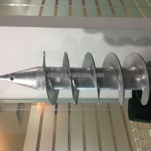 Pieux à vis en acier au carbone pour systèmes de montage solaire, galvanisés à chaud, pour fondations de maisons - Product Image 4