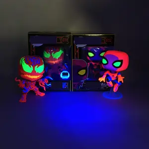 Funko Pop Black Light Venom Carnage #678 jouets à collectionner modèle 10cm