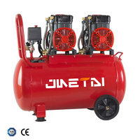 Compresseur d'air à piston à double tête à quatre cylindres super silencieux 600L/min 8BAR à deux pôles