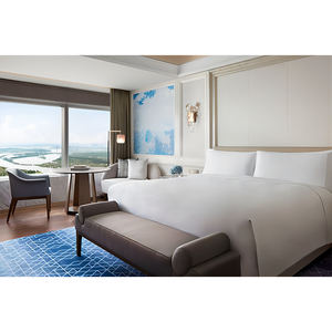 Stile Marriott 3 4 5 stelle Hotel camera da letto set <span class=keywords><strong>di</strong></span> mobili moderno Hotel giardino <span class=keywords><strong>locanda</strong></span> re regina camera da letto mobili con materasso - Product Image 4