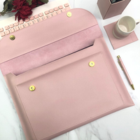Housse pour ordinateur portable en cuir PU, pochette pour documents professionnels durable, pochette pour ordinateur portable, housse pour Macbook