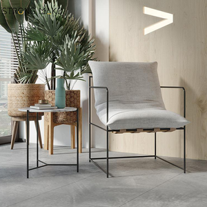 Divano singolo nordico di lusso poltrona moderna <span class=keywords><strong>in</strong></span> <span class=keywords><strong>pelle</strong></span> con accento poltrona moderna poltrona con struttura <span class=keywords><strong>in</strong></span> metallo per soggiorno - Product Image 3