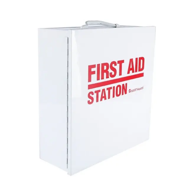 cold rolled steel empty medical wall mounted first aid box for emergency family use