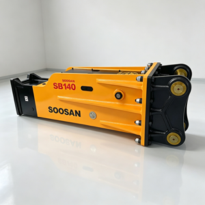 Martillo Hidráulico de Demolición Tipo Caja SOOSAN SB140 con Cincel para Excavadoras de 34-42 Toneladas - Product Image 1