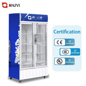 Içecek içecek soğutucu hizmet için cam kapi HAVA SOĞUTUCU Cola ekran buzdolabı ile ticari içecek ekran dikey dondurucu - Product Image 1