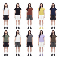 Kaos Rajut Wanita Lengan Pendek Model Sassy Petite 210g Bahan HeiQ Lembut dan Sejuk untuk Musim Dingin 2025