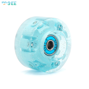 Patins à roulettes à double rangée SeeMore en stock, roues en PU de 58 mm, patins à roulettes quad avec roulements ABEC-9 - Product Image 6