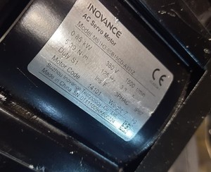 Moteur servo Inovance MS1H3-85B15CD-A631R 8,5 kW en acier inoxydable à inertie moyenne 380 V pour l'automatisation industrielle - Product Image 3