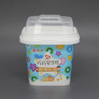 YOWOLF Tasse à Yaourt 760ml+230ml, Anti-Fuite Boite Coupe De