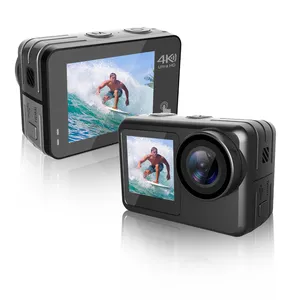 Hdking Wifi Draadloze Dual Touch Screen Real 4K 30fps Video Opname Waterdichte Sport Action Cam Camera