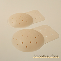 Cache-tétons en silicone invisible, adhésif respirant, couleur chair, sans colle, fini mat, pour vêtements d'été, vente en gros OEM