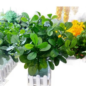 Décor de verdure de Noël intérieur et extérieur buissons et <span class=keywords><strong>faux</strong></span> arbustes de Schefflera en soie artificielle pour décoration de jardin et de bureau - Product Image 6
