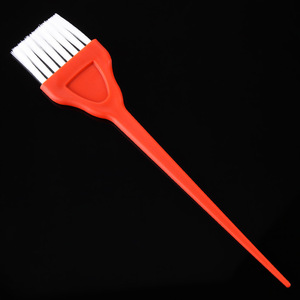 Cepillo para teñir el cabello, cerdas de nailon, forma triangular, rojo, verde, azul, herramienta de peluquería para salón - Product Image 2