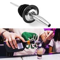 Accessoires de barman, verseurs de bouteilles de liqueur en acier inoxydable, bec verseur rapide pour alcool, huile d'olive