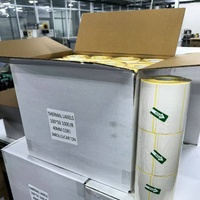 Utilisation pour les entreprises de logistique Étiquettes de codes-barres Autocollants Thermiques 50*25mm Étiquette thermique adhésive