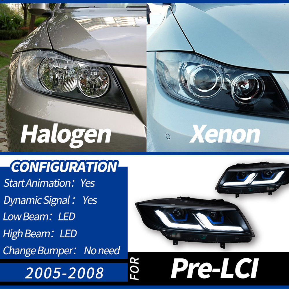 E90 2005-2008 White LED