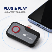 Kamera Termal Smartphone HT-203U-i 256x192 USB-C Inframerah untuk Pemanas Lantai, Deteksi Kebocoran, dan Alat Diagnostik