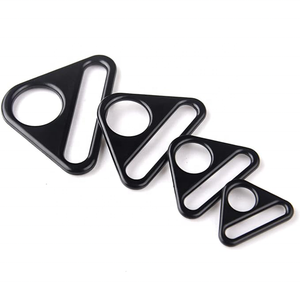 Gesper Segitiga Logam 1 Inci 20-50mm, Pengatur Gesper Cincin D untuk Klip Anjing, Perlengkapan Tas, Aksesoris Tali, Gantungan Kunci - Product Image 3