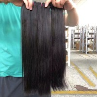Foxen Couleur Naturelle 10A, Mèches de Cheveux Vietnamiens Bruts de 10 à 40 Pouces, Mèches de Cheveux Humains Péruviens, Extensions de Cheveux Humains Double Drawn
