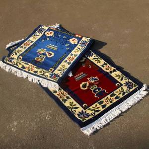 Alfombra tejida moderna, lavable y altamente resistente al desgaste, con diseño de arco de mezquita, hecha de poliéster, para la oración en grupos en mezquitas. - Product Image 2
