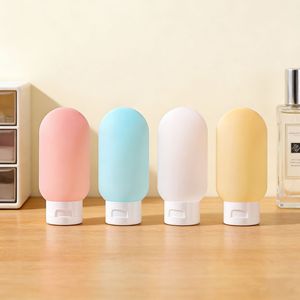 <b>Squeeze</b> Tube Lotion <b>Bottle</b> 60ml Travel Cosmetic Decanting Set Shampoo Body Wash Cute Silicone Empty <b>Bottle</b> - Product Image 1