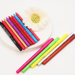 <span class=keywords><strong>KAJAL</strong></span>-delineador de ojos de larga duración, delineador de gel multicolor, resistente al agua, negro - Product Image 4