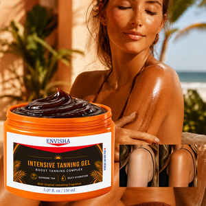 Gel de <span class=keywords><strong>bronzage</strong></span> intensif pour le corps, longue durée, imperméable, avec logo personnalisé, pour l'auto-<span class=keywords><strong>bronzage</strong></span> en intérieur, la plage et l'extérieur - Product Image 1