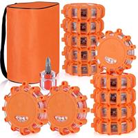 LED Road Flares Sicherheits blinkendes Warn licht Auto-Notfall-Toolkit mit Wärme decke