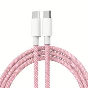 Quick Charge 60W <b>Cable</b> Type C Charger <b>Cable</b> Data Transfer Nylon Fast Charging <b>USB</b>-C <b>Cable</b> for Smart Phone - Product Image 1