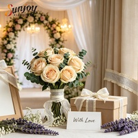 Doppelt Gekräuseltes Organza-Band 1 Zoll Champagner Gerüschter Rand Boho Hochzeit Rüschen-Organza-Band für Kerzenverpackung